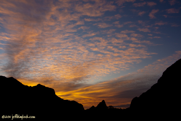 Gorgeous Window Sunset ©2011 Jeff Blaylock