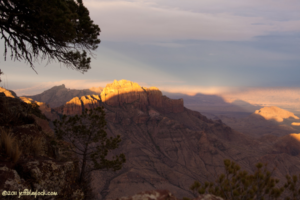 Crown Mountain in a Shaft of Light ©2011 Jeff Blaylock