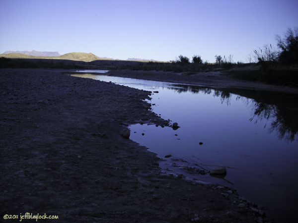 Rio Grande at Sunset ©2011 Jeff Blaylock
