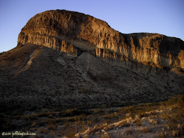 Burro Mesa Sunset ©2011 Jeff Blaylock