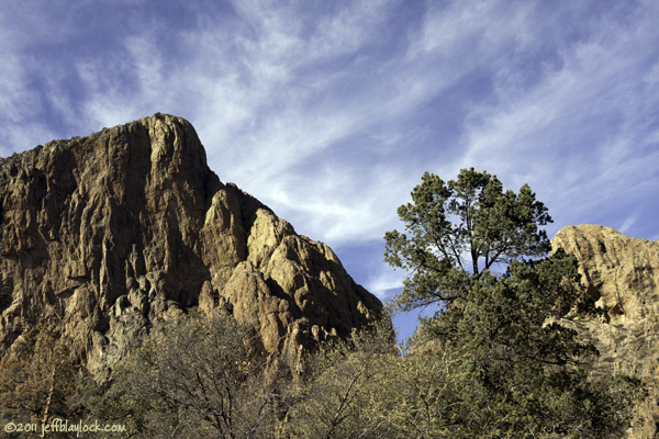 Pulliam Bluff From Maple Canyon Trail ©2011 Jeff Blaylock