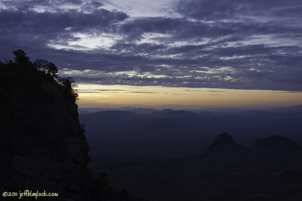 Just Before Sunrise on the South Rim ©2011 Jeff Blaylock